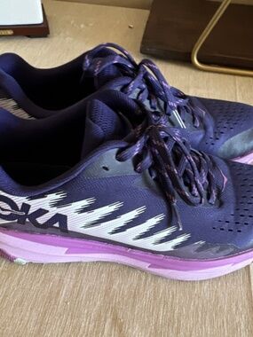 Hoka One One Torrent 3 Night Sky Orchid Flower Women's Athletic Shoes Purple